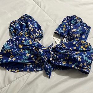 Anthropologie Bra Top Flower Print New with tags Medium